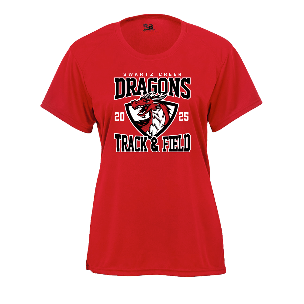 B-CORE Women's Tech Tee - DRAGONS 25