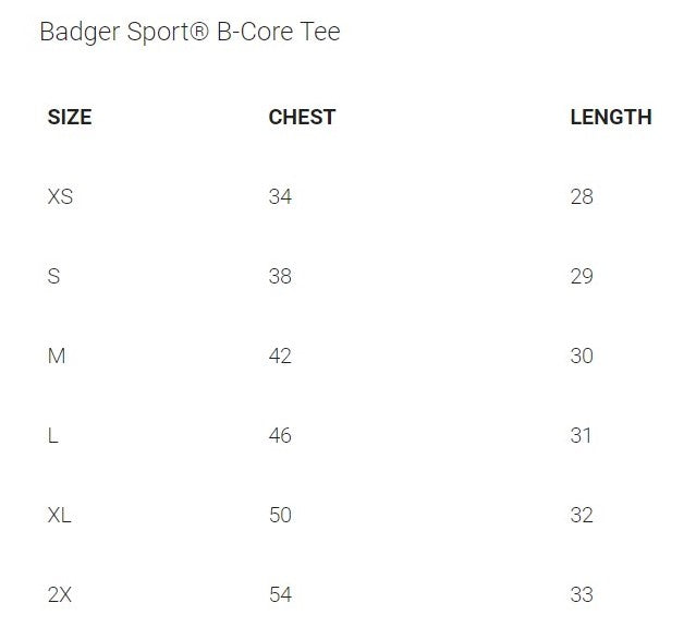B-CORE Adult/Youth Tech Tee - DRAGONS 25