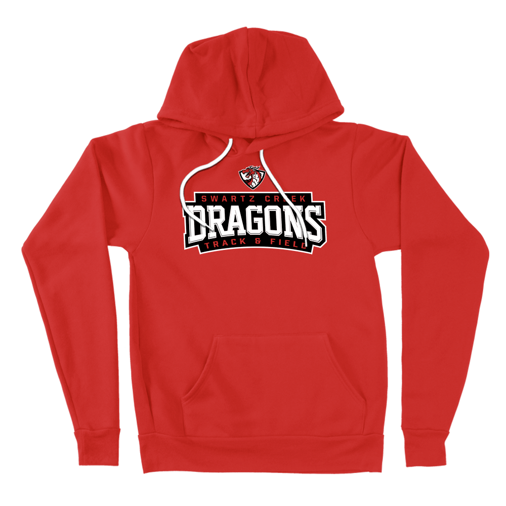 BELLA+CANVAS Unisex Sponge Fleece Pullover Hoodie - DRAGONS T&F