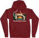 Run Mackinac Island Maroon Hooded Sweatshirt