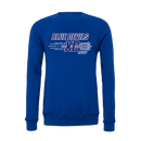 LFXC - BELLA+CANVAS Unisex Sponge Fleece Raglan Sweatshirt - BDXC23 - Bauman's Running & Walking Shop