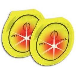 Amphipod Vizlet LED (Yellow Round 2-pack) - Bauman's Running & Walking Shop