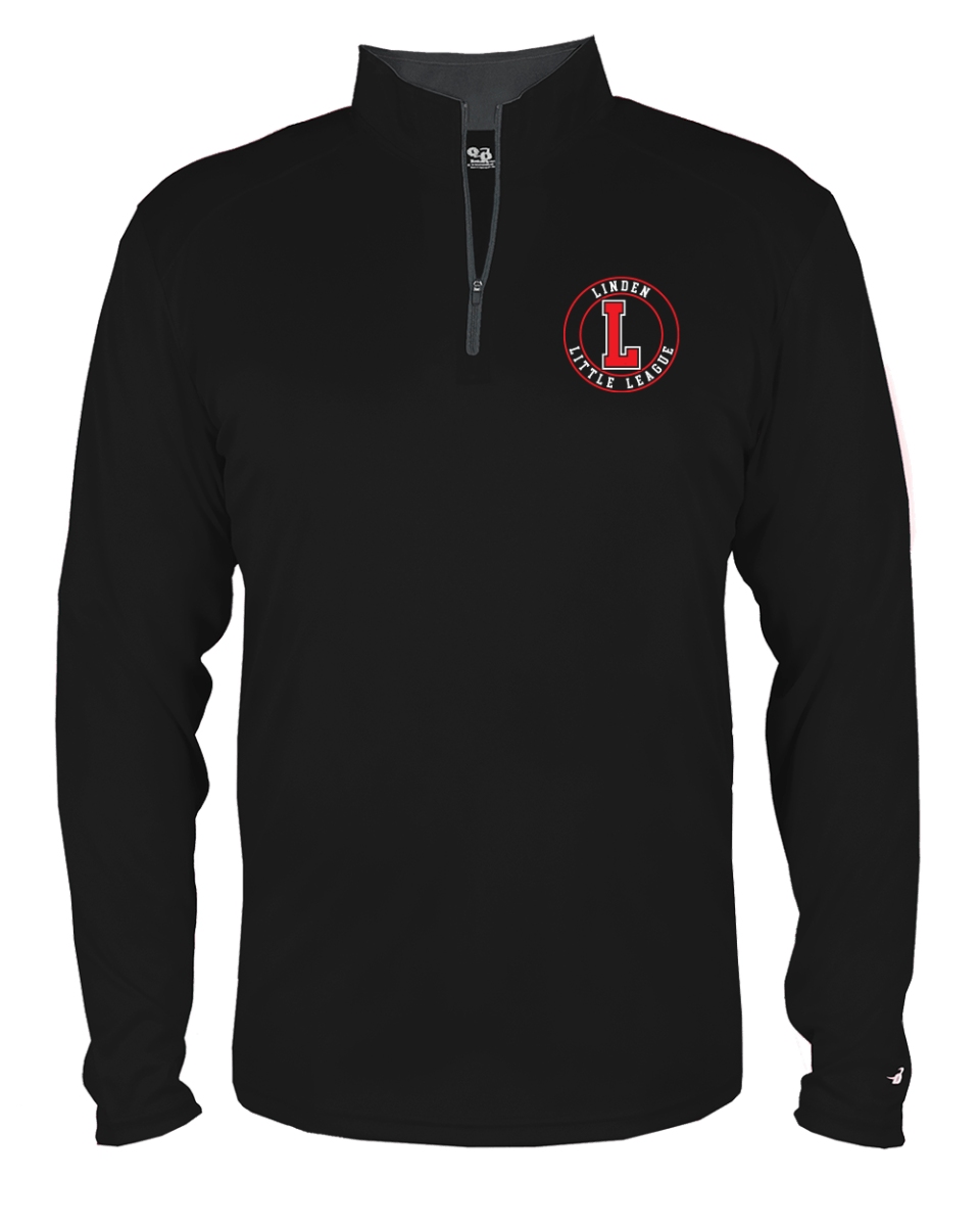 B-Core Men's 1/4 Zip - Linden Little League - Bauman's Running & Walking Shop
