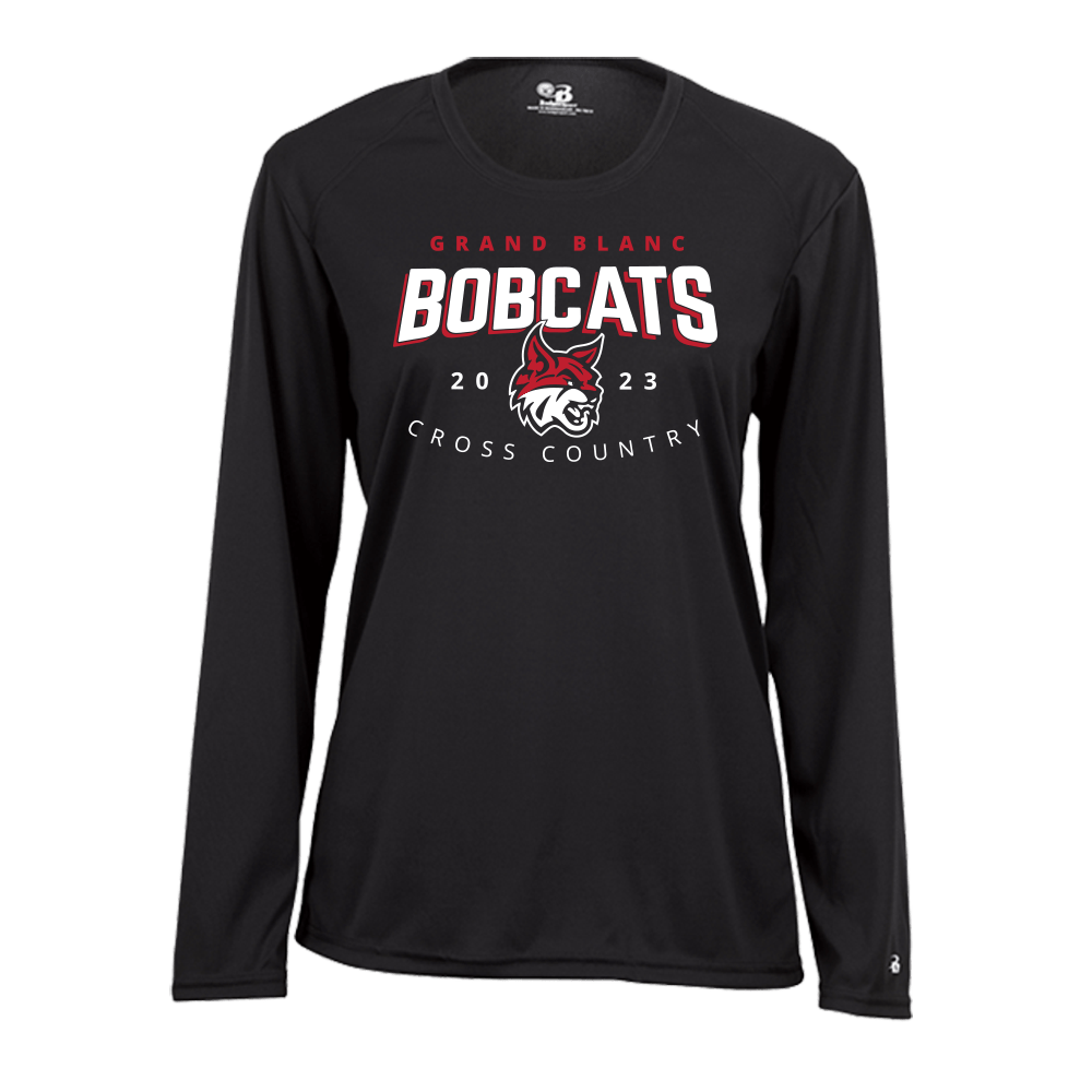 B-CORE Women's Tech Long Sleeve - Bobcats 2023 - Bauman's Running & Walking Shop