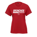 B-CORE Women's Tech Tee - Bronchos XC - Bauman's Running & Walking Shop