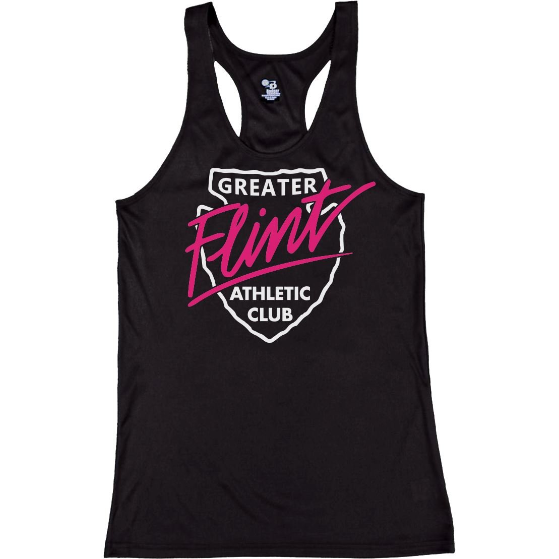 Badger B-Core Women's Racerback Tank - GFAC Pink Flint - Bauman's Running & Walking Shop