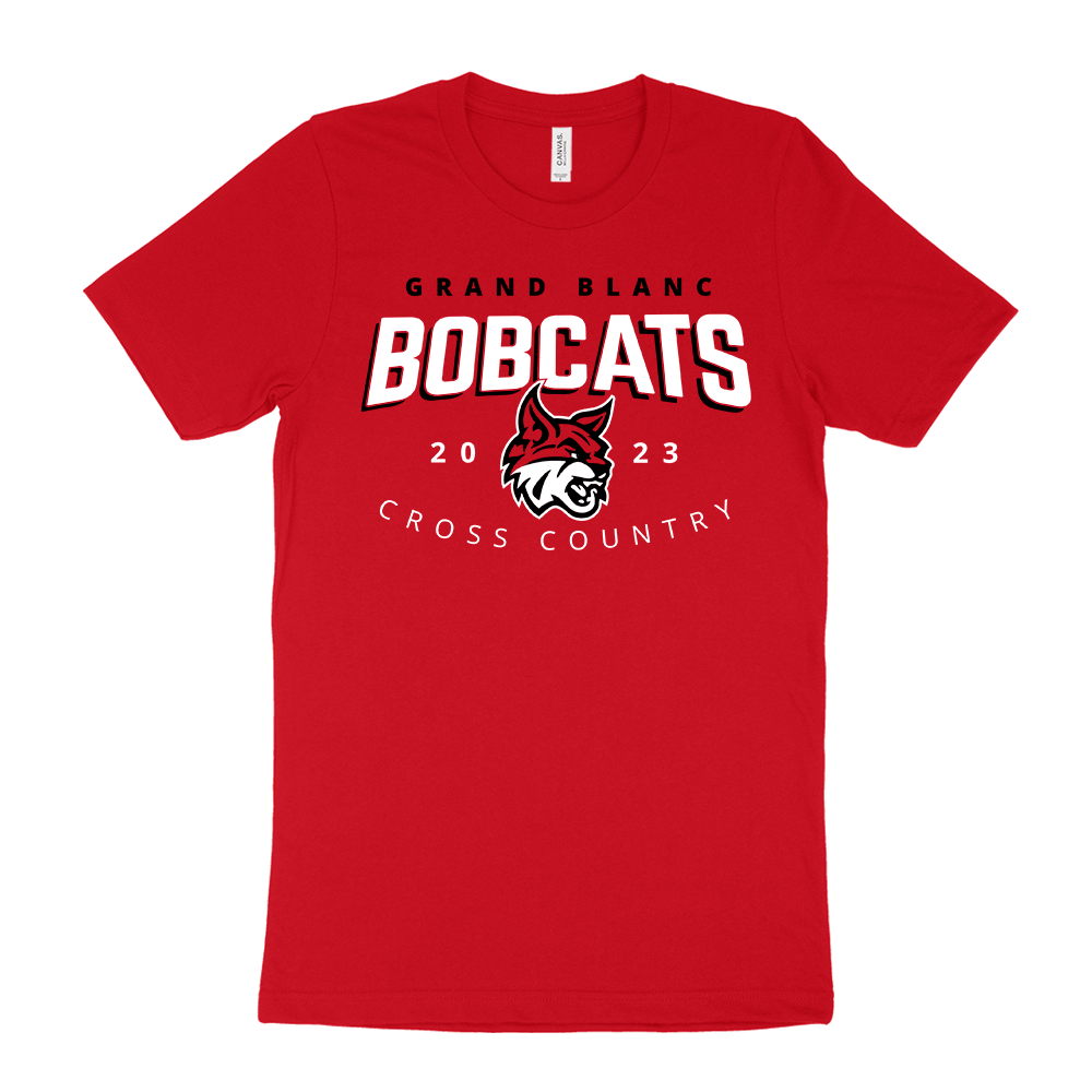 BELLA+CANVAS Unisex Jersey Tee - Bobcats 2023 - Bauman's Running & Walking Shop