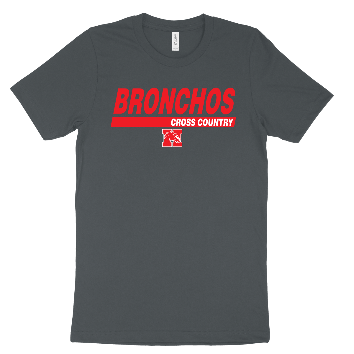 BELLA+CANVAS Unisex Jersey Tee - Brochos XC - Bauman's Running & Walking Shop