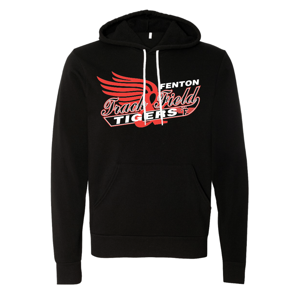 BELLA+CANVAS Unisex Sponge Fleece Pullover Hoodie D2 - Bauman's Running & Walking Shop