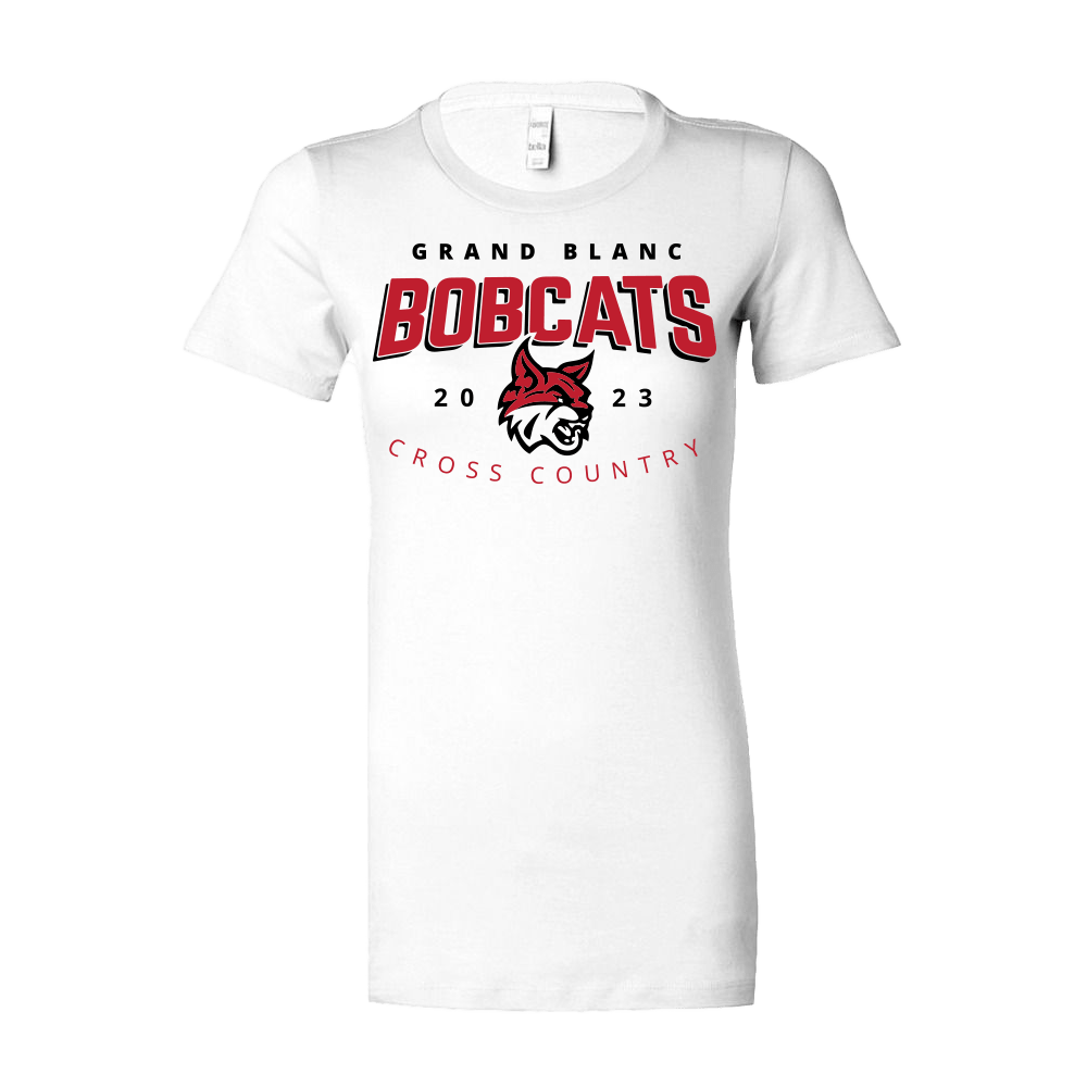 BELLA+CANVAS Women's Slim Fit Tee - Bobcats 2023 - Bauman's Running & Walking Shop