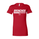 BELLA+CANVAS Women's Slim Fit Tee - Bronchos XC - Bauman's Running & Walking Shop