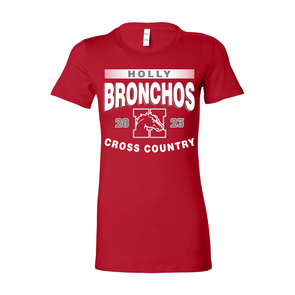 BELLA+CANVAS Women's Slim Fit Tee - Holly XC 23 - Bauman's Running & Walking Shop