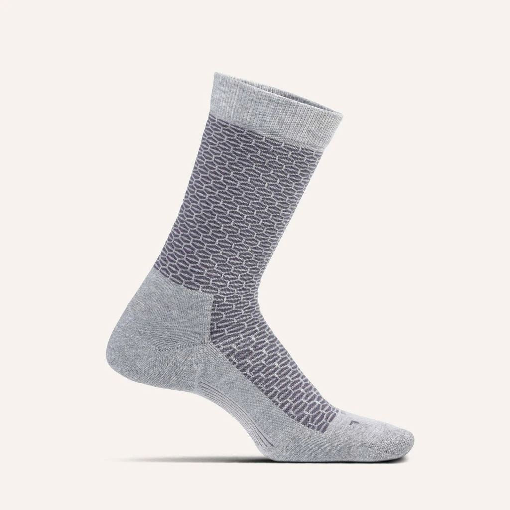 Feetures Everyday Women's Cushion Crew Hex Tex Sock - Bauman's Running & Walking Shop