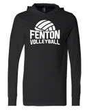 Fenton Volleyball - Unisex T-Shirt Hoody - Black - Bauman's Running & Walking Shop