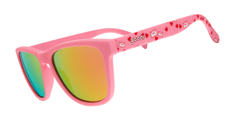 goodr "Candygrams Get Me Randy, Ma'am" OG Valentines Day Sunglasses - Bauman's Running & Walking Shop