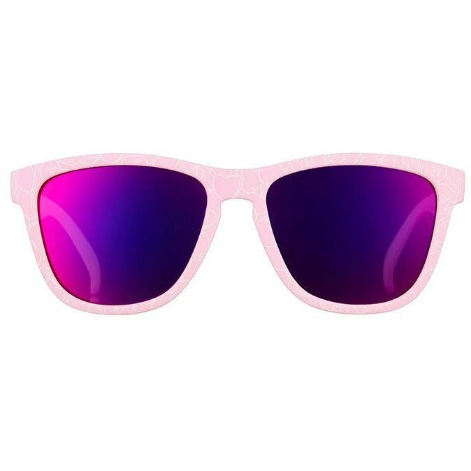 Goodr Carl's Got a Candy Heart On Valentine's Day Sunglasses - Bauman's Running & Walking Shop