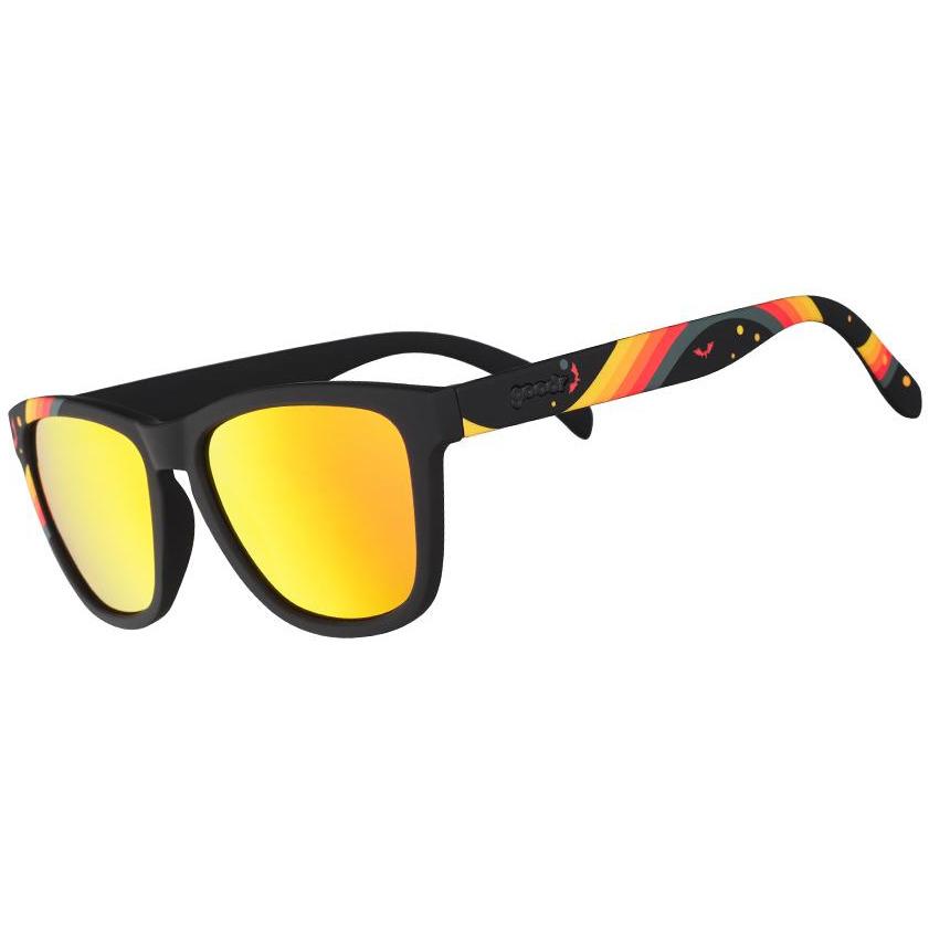 goodr OG Running Sunglasses: Pumpkin Spice Nightmare - Bauman's Running & Walking Shop