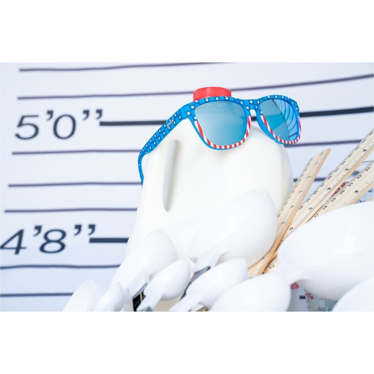 goodr OG "Screw the Metric System" Sunglasses - Bauman's Running & Walking Shop