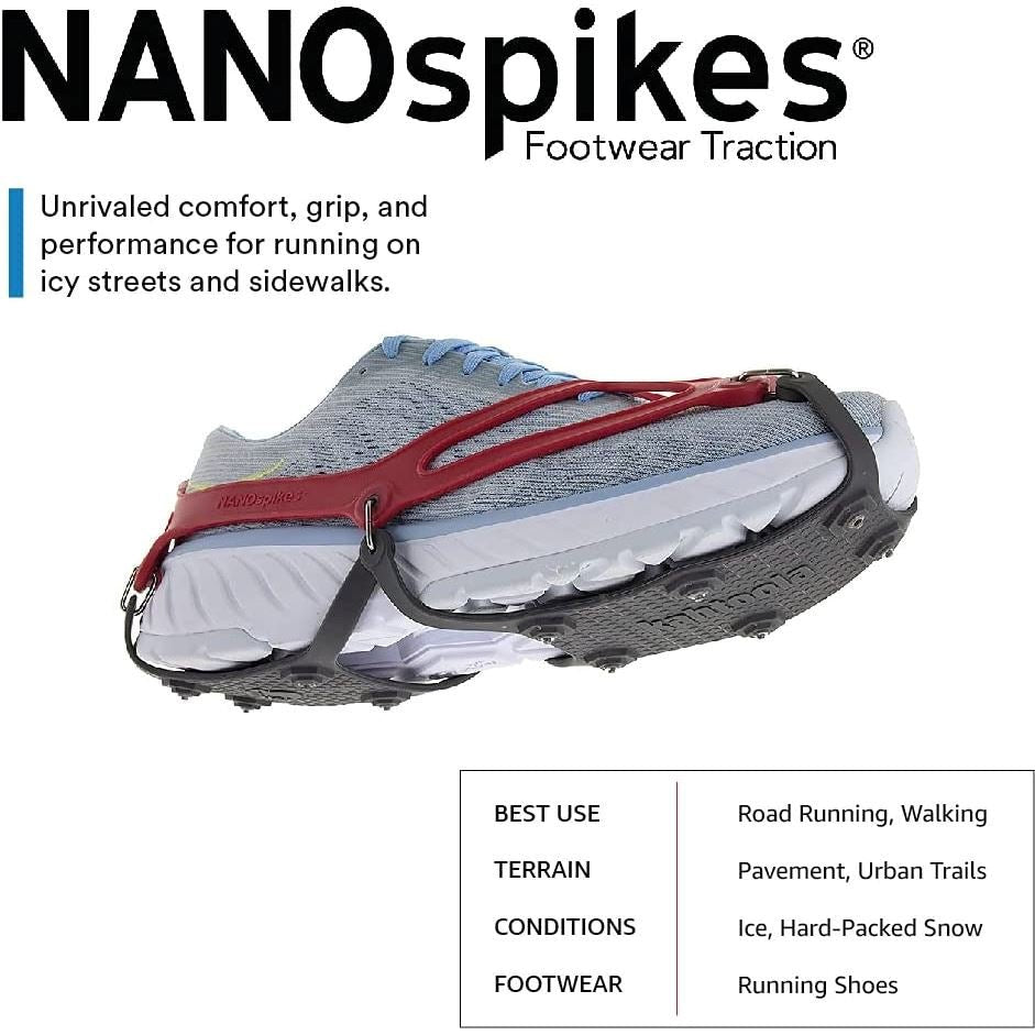 Kahtoola NANOspike Footwear Traction - Bauman's Running & Walking Shop