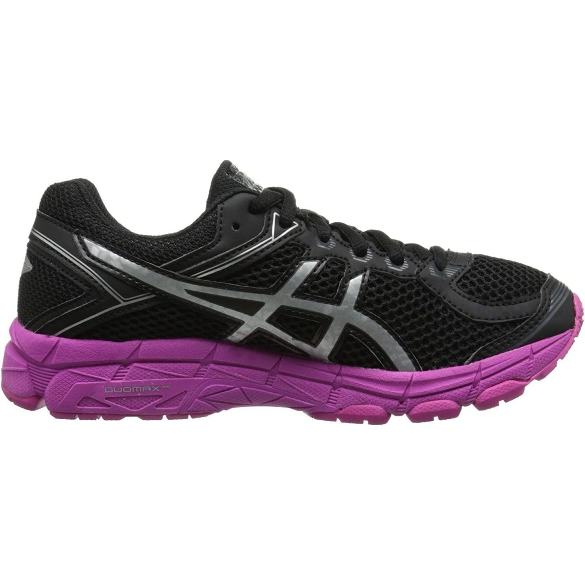 Kid's Asics GT-1000 4 GS PR (Black/Silver/Pink Ribbon) - Bauman's Running & Walking Shop