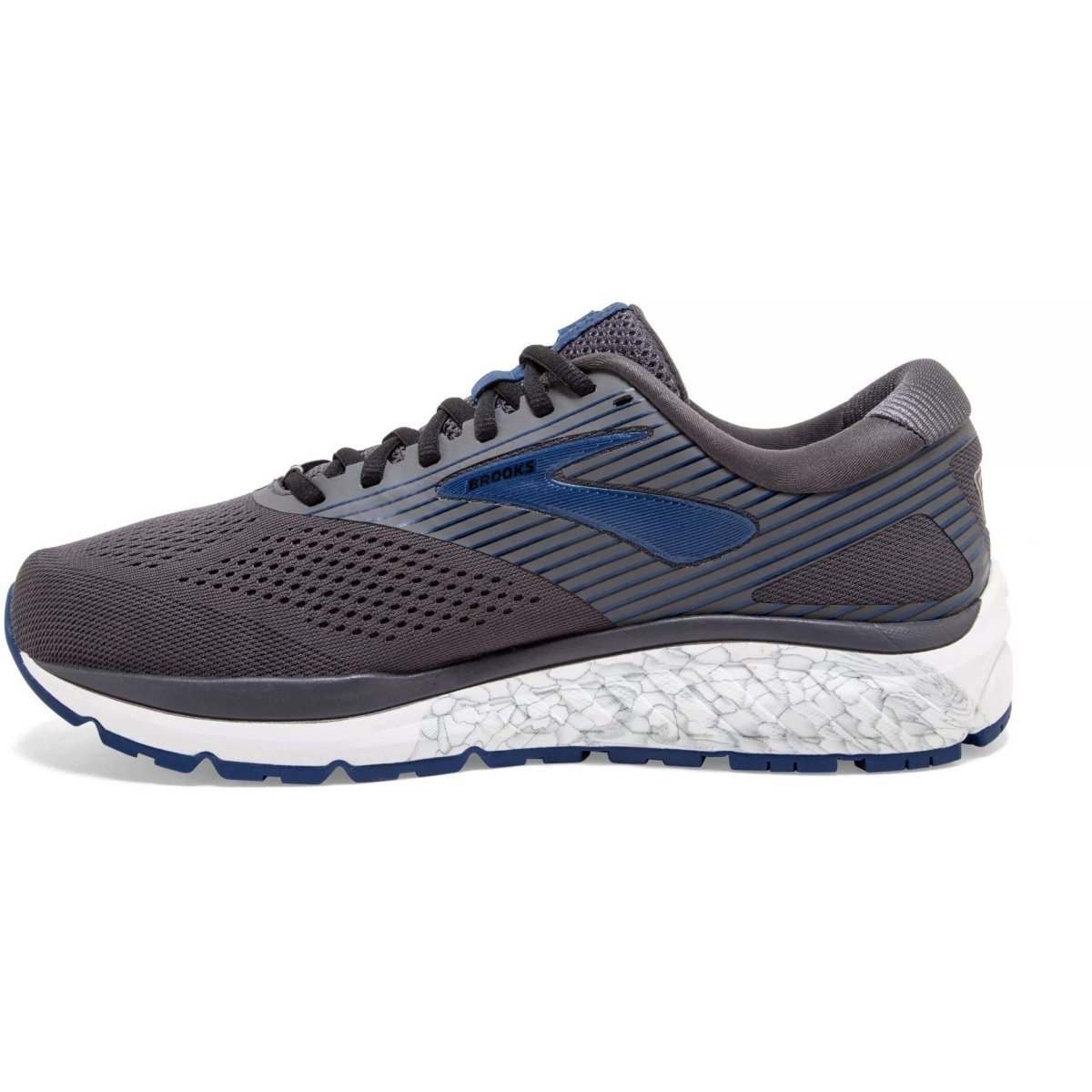 Men's Brooks Addiction 14 Blackened (Pearl/Blue/Black) - Bauman's Running & Walking Shop