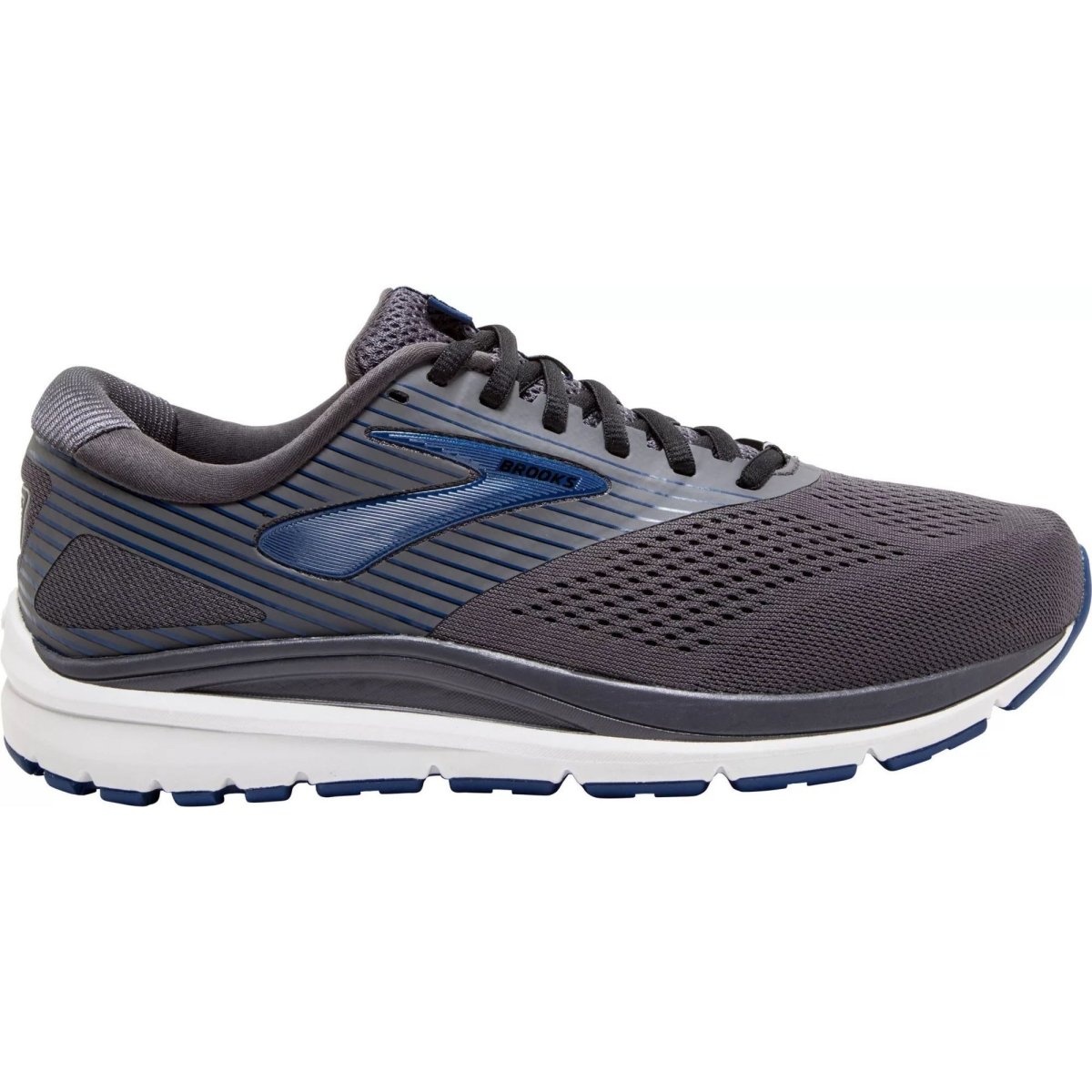 Men's Brooks Addiction 14 Blackened (Pearl/Blue/Black) - Bauman's Running & Walking Shop