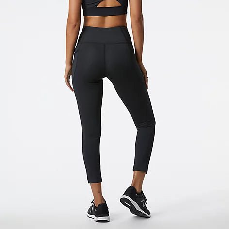 New Balance Woman's Shape Shield 7/8 High Rise Pocket Tight - Bauman's Running & Walking Shop