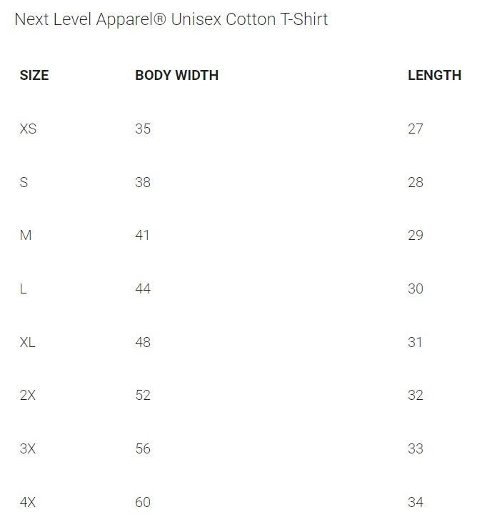 Next Level Apparel® Cotton Tee D2 - Bauman's Running & Walking Shop