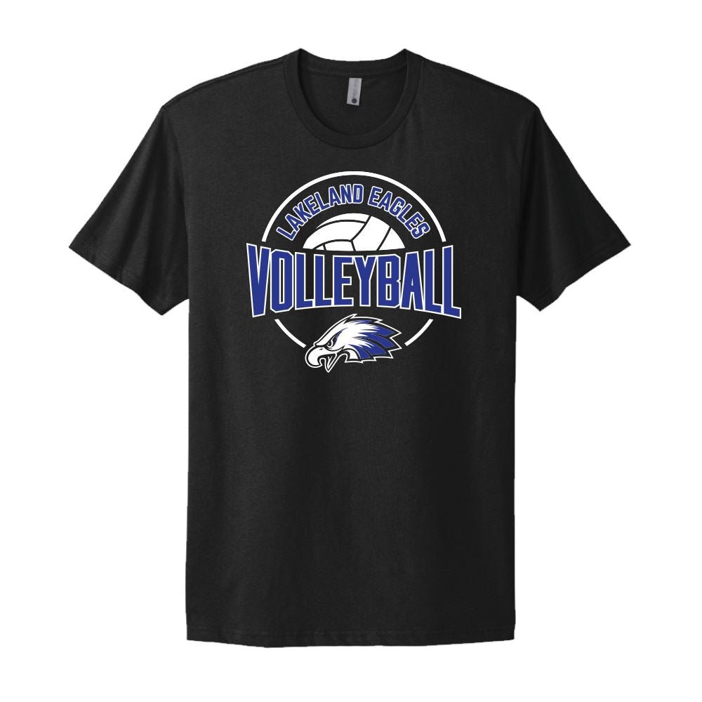 Next Level Unisex "Lakeland Volleyball" Cotton Tee - Bauman's Running & Walking Shop