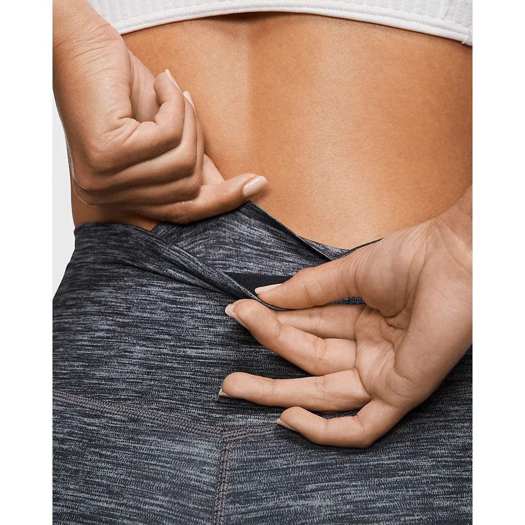 Nike One Luxe Women's Heathered Mid-Rise Tights - Bauman's Running & Walking Shop