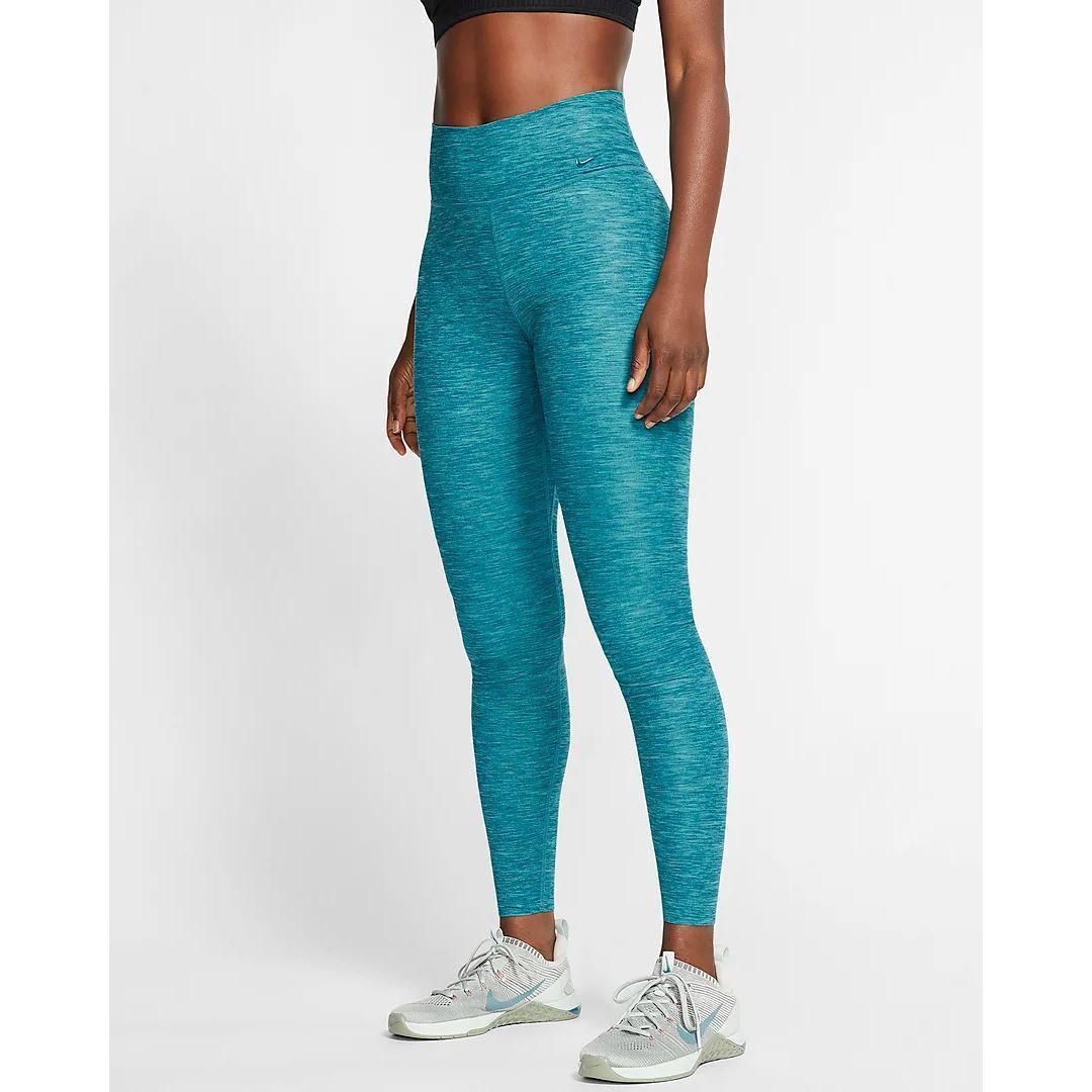 Nike One Luxe Women's Heathered Mid-Rise Tights - Bauman's Running & Walking Shop