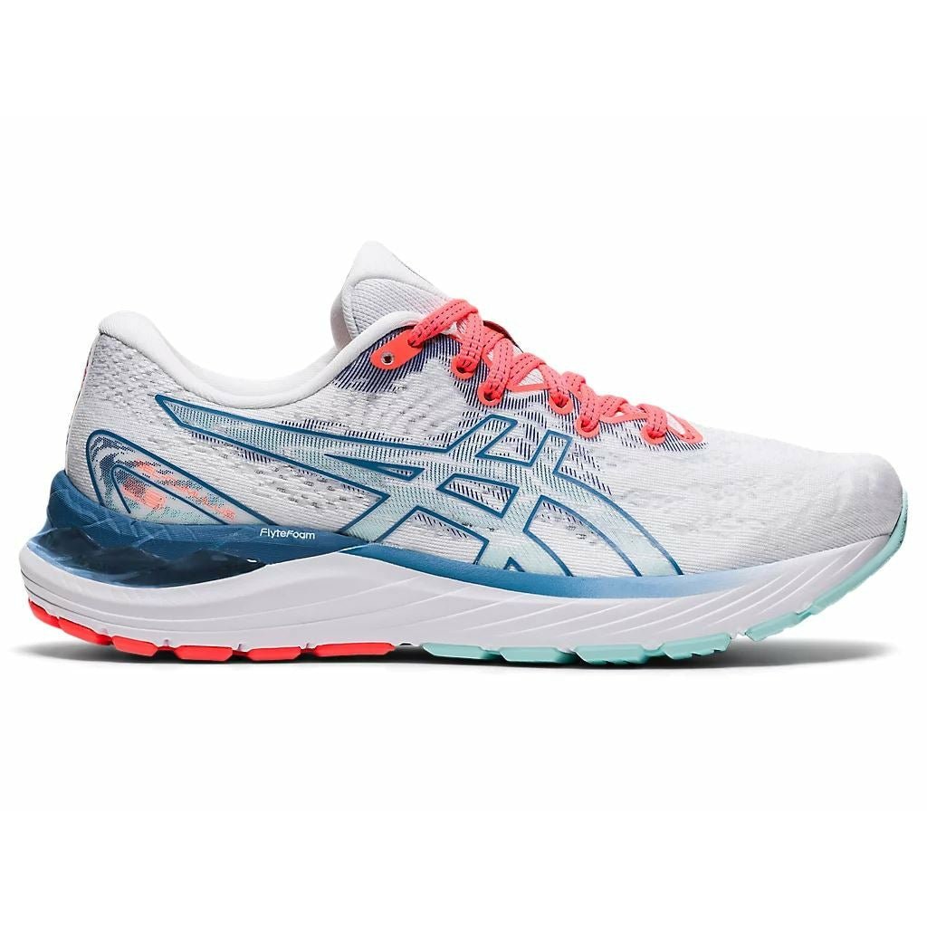 Women's ASICS GEL-CUMULUS 23 (White/Grey Floss) - Bauman's Running & Walking Shop