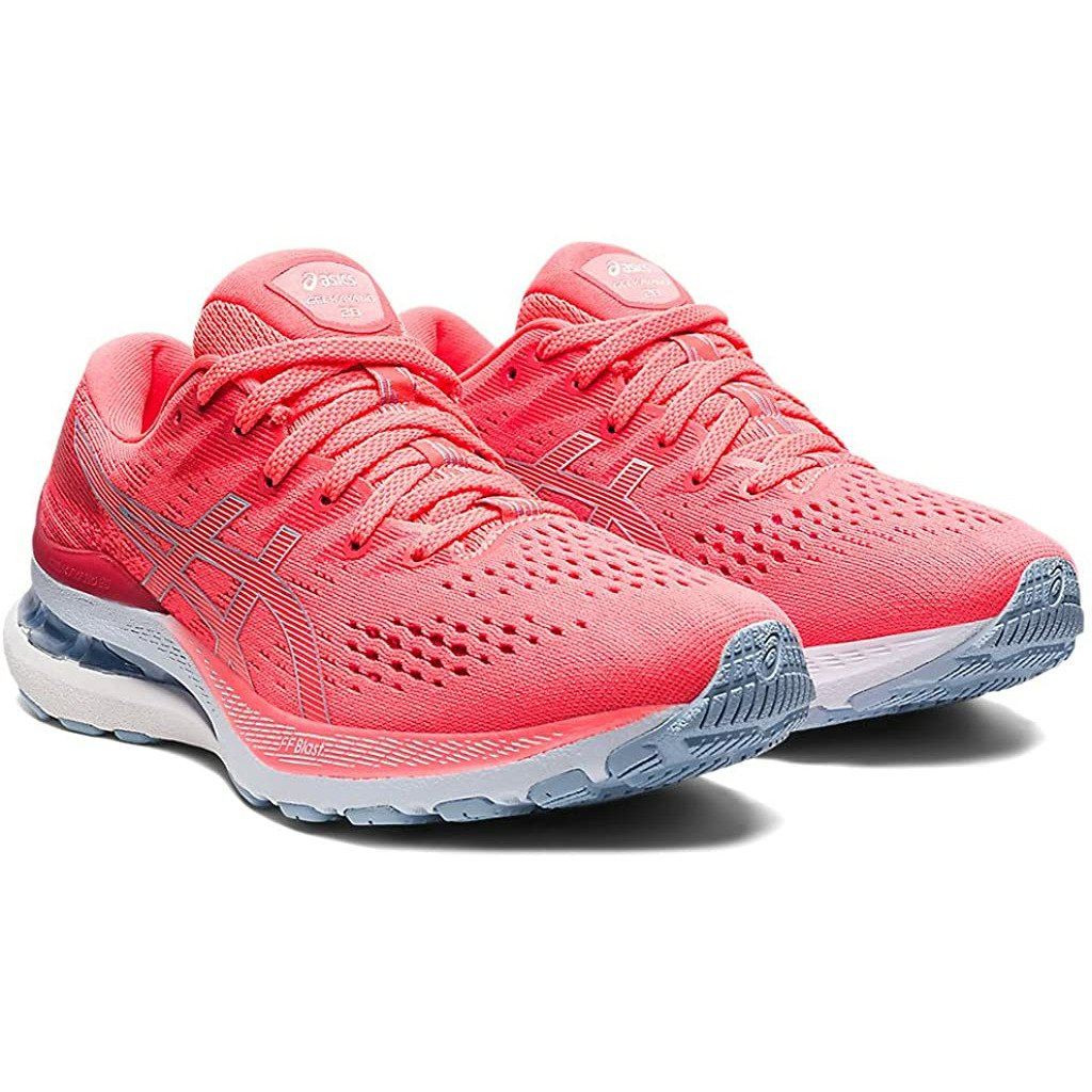 Women's ASICS GEL-KAYANO 28 (Blazing Coral/Mist) - Bauman's Running & Walking Shop