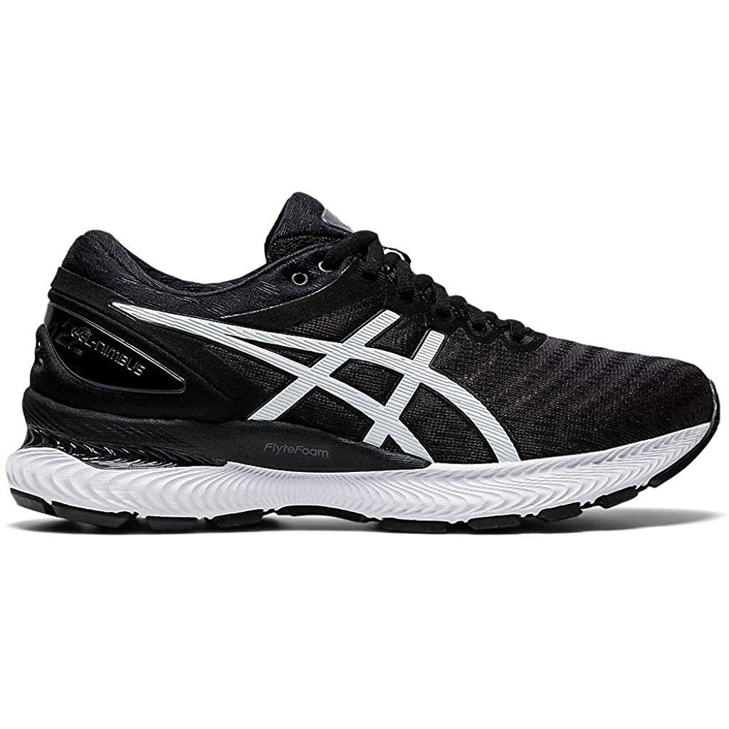Women's ASICS GEL-NIMBUS 22 (Black/White) - Bauman's Running & Walking Shop