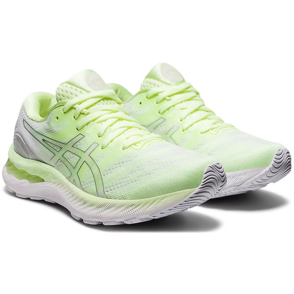 Women's ASICS GEL-NIMBUS 23 (Illuminate Yellow/Pure Silver) - Bauman's Running & Walking Shop