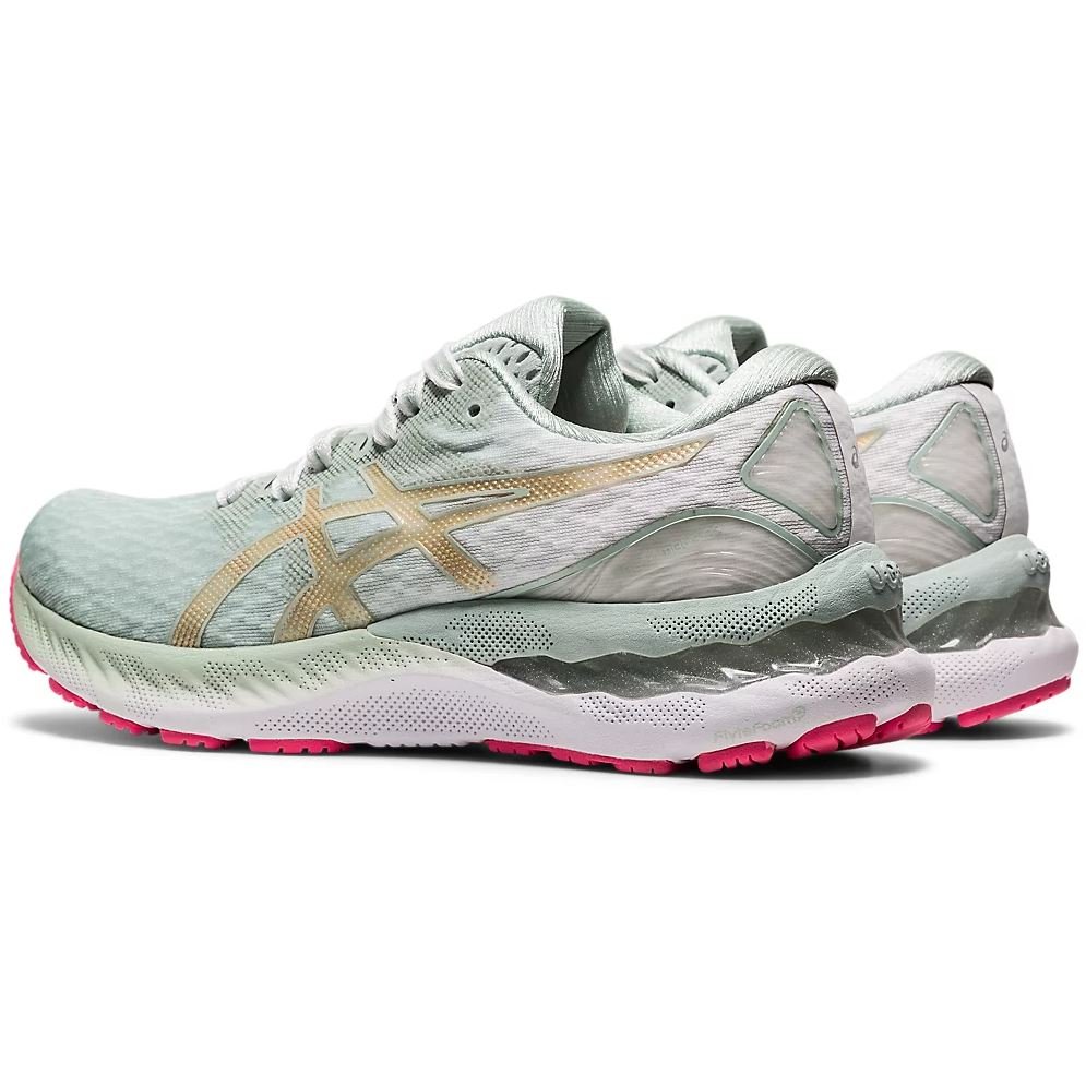 Women's ASICS Gel-Nimbus 23 (Lichen Rock/Champagne) - Bauman's Running & Walking Shop