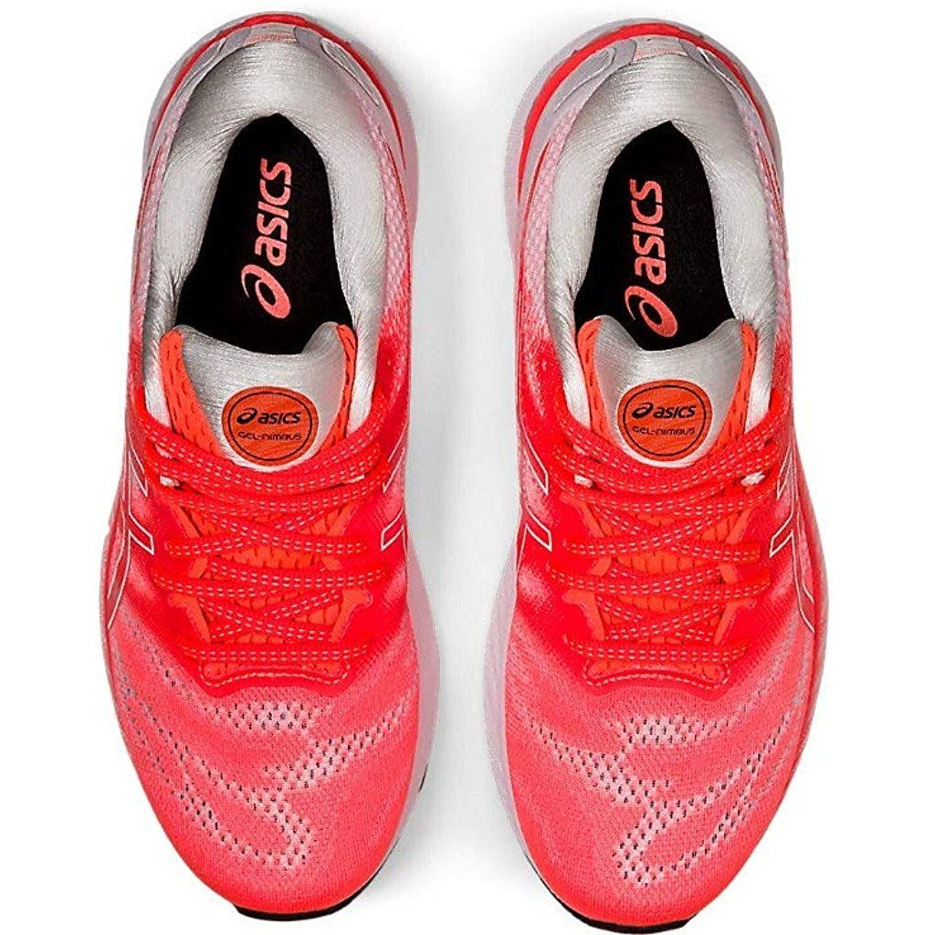 Women's ASICS Gel-Nimbus 23 Tokyo (Sunrise Red/White) - Bauman's Running & Walking Shop