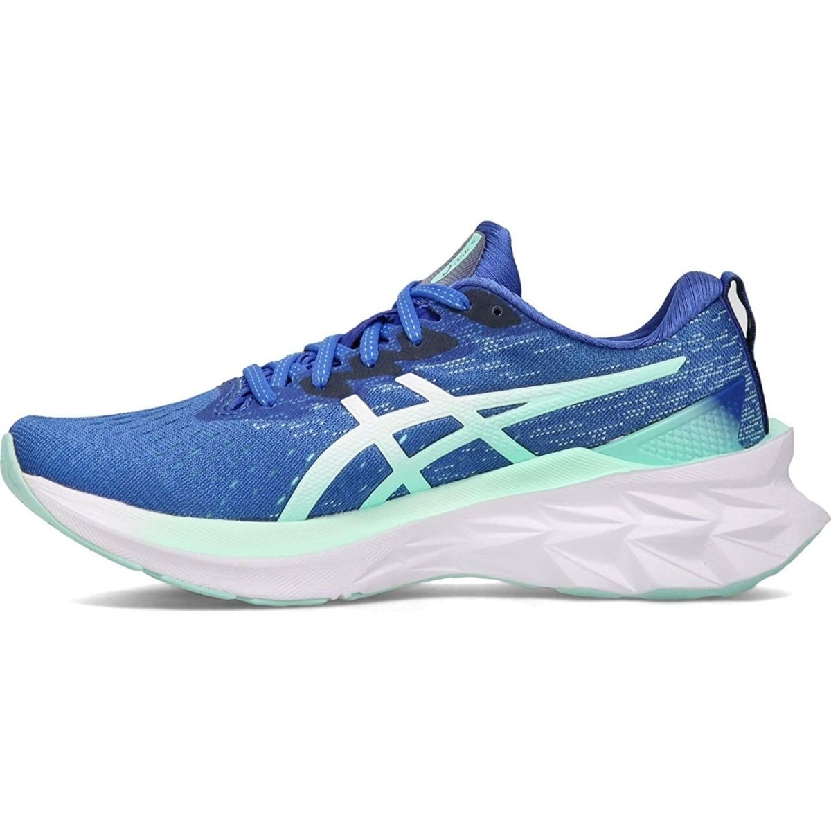 Women's ASICS NOVABLAST 2 (Lapis Lazuli Blue/White) - Bauman's Running & Walking Shop