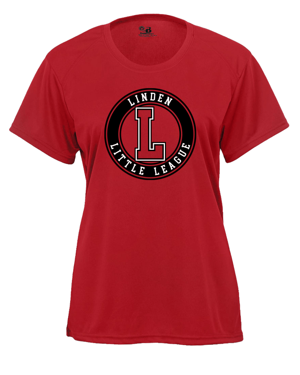 Women's B-Core Short Sleeve Tee - Linden Little League - Bauman's Running & Walking Shop