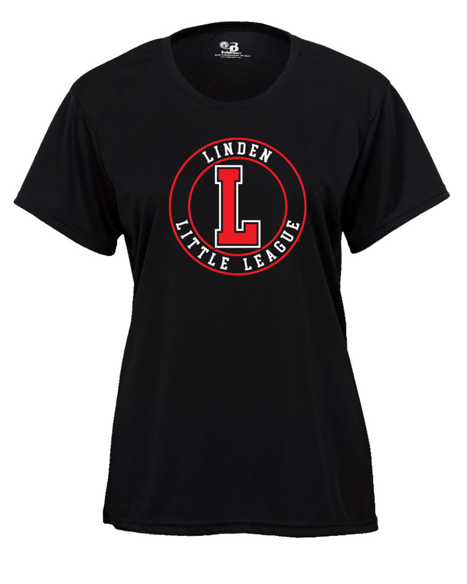 Women's B-Core Short Sleeve Tee - Linden Little League - Bauman's Running & Walking Shop
