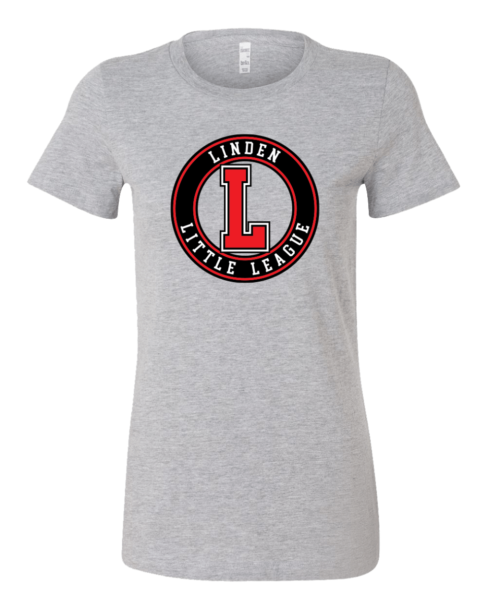 Women's Slim Fit Tee - Linden Little League - Bauman's Running & Walking Shop