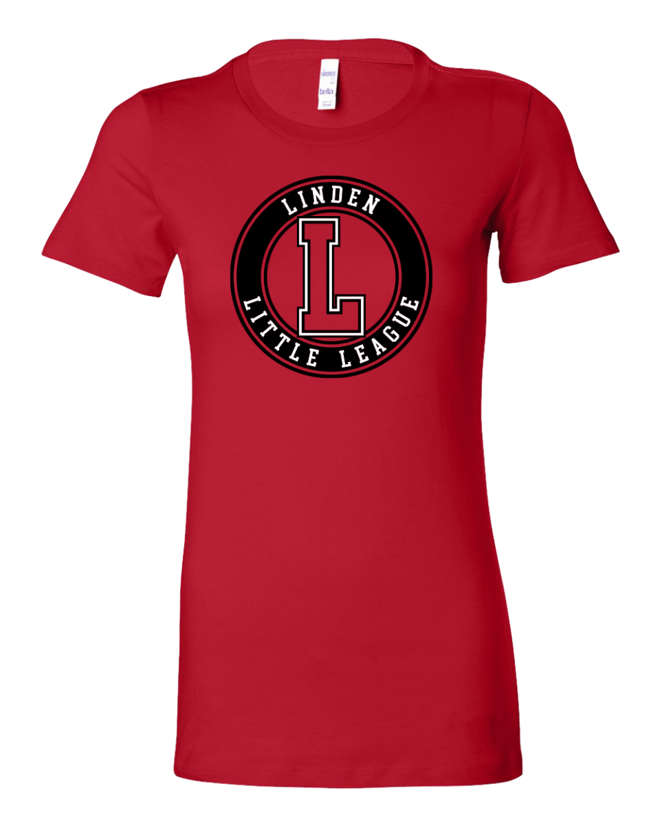 Women's Slim Fit Tee - Linden Little League - Bauman's Running & Walking Shop