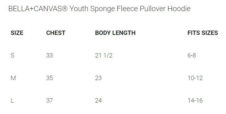 Youth Sponge Fleece Pullover - Linden Little League - Bauman's Running & Walking Shop
