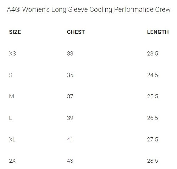 A4 Women's Tech Long Sleeve - Fenton XC