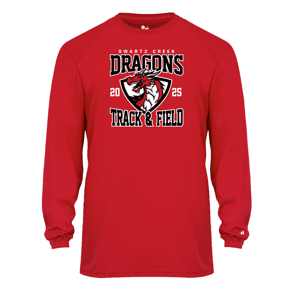 B-CORE Adult/Youth Tech Long Sleeve - DRAGONS 25