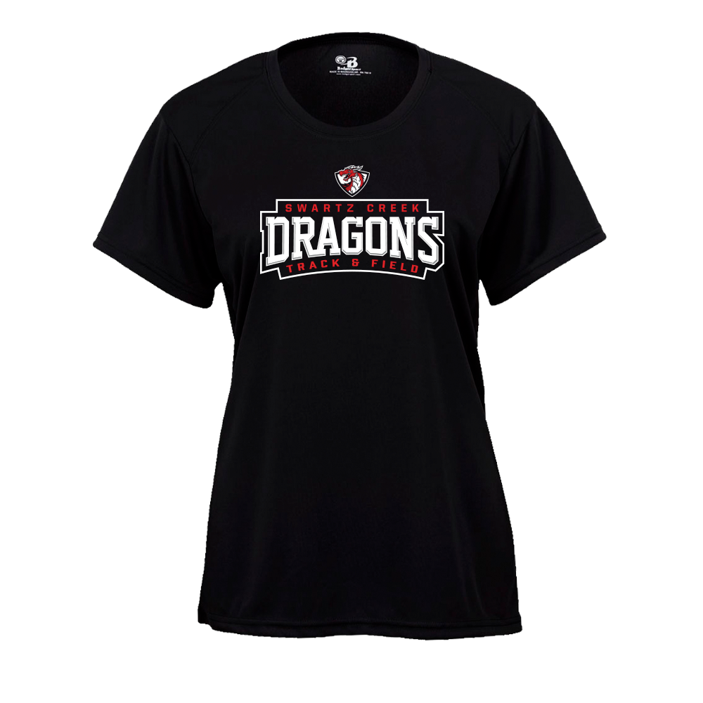B-CORE Women's Tech Tee - DRAGONS T&F