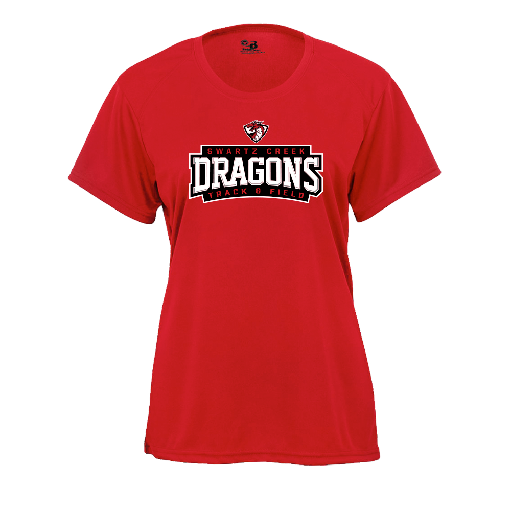 B-CORE Women's Tech Tee - DRAGONS T&F