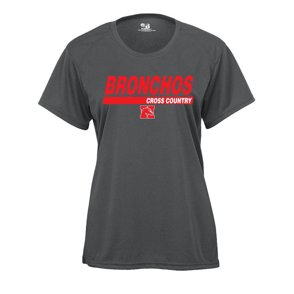 B-CORE Women's Tech Tee - Bronchos XC