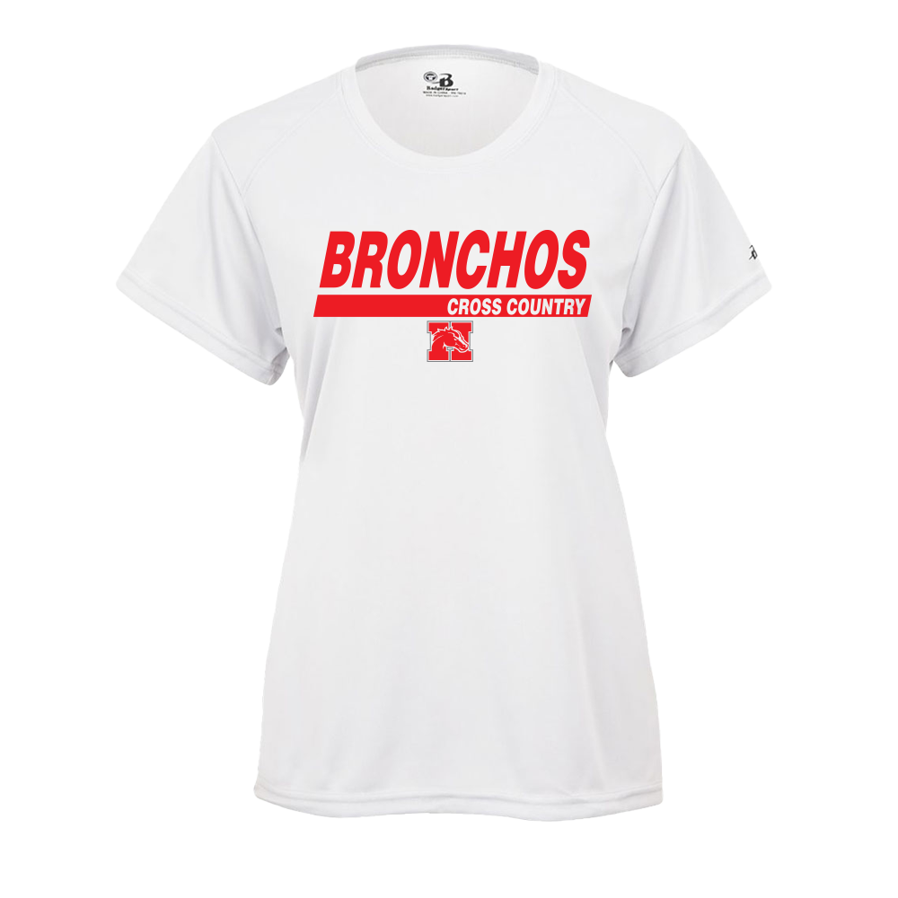 B-CORE Women's Tech Tee - Bronchos XC