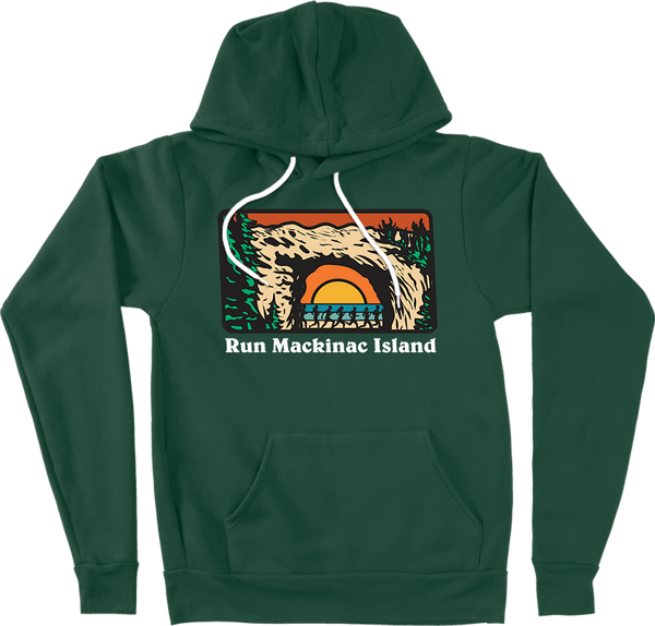 Run Mackinac Island Forest Hooded Sweatshirt